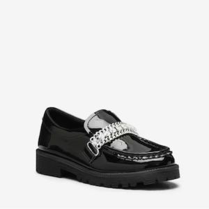 Steve Madden kids black loafers never worn